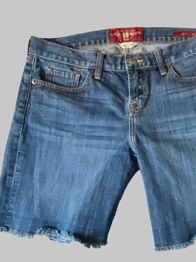 Lucky Brand Womens Medium Wash Denim Abbey Short- Sz-8/9